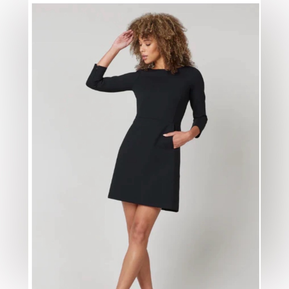 SPANX Perfect A-line 3/4 sleeve dress